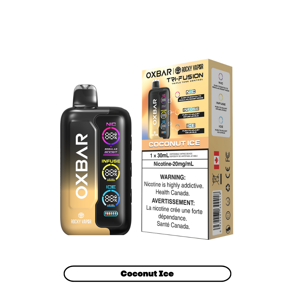 Rocky Vapor Oxbar Tri Fusion - Coconut Ice (AB)