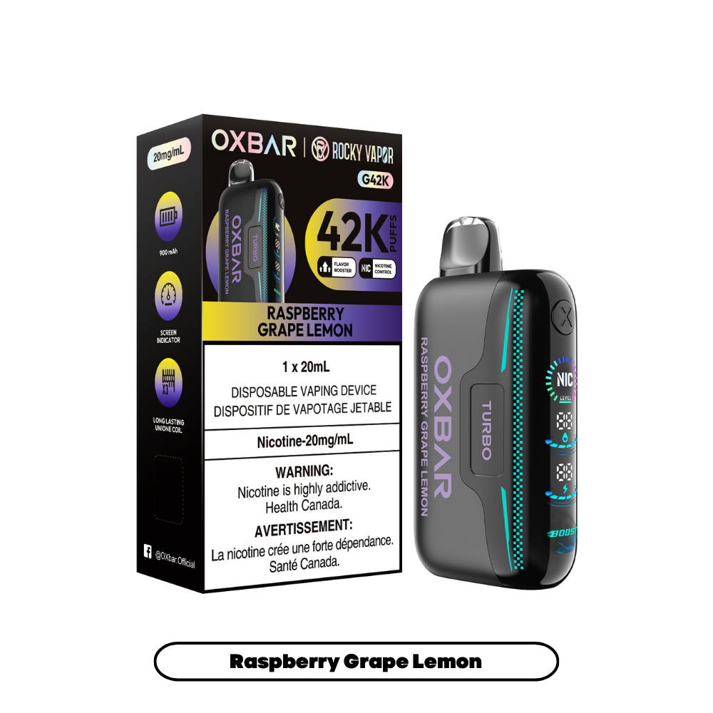 Rocky Vapor Oxbar G42K - Raspberry Grape Lemon (AB)