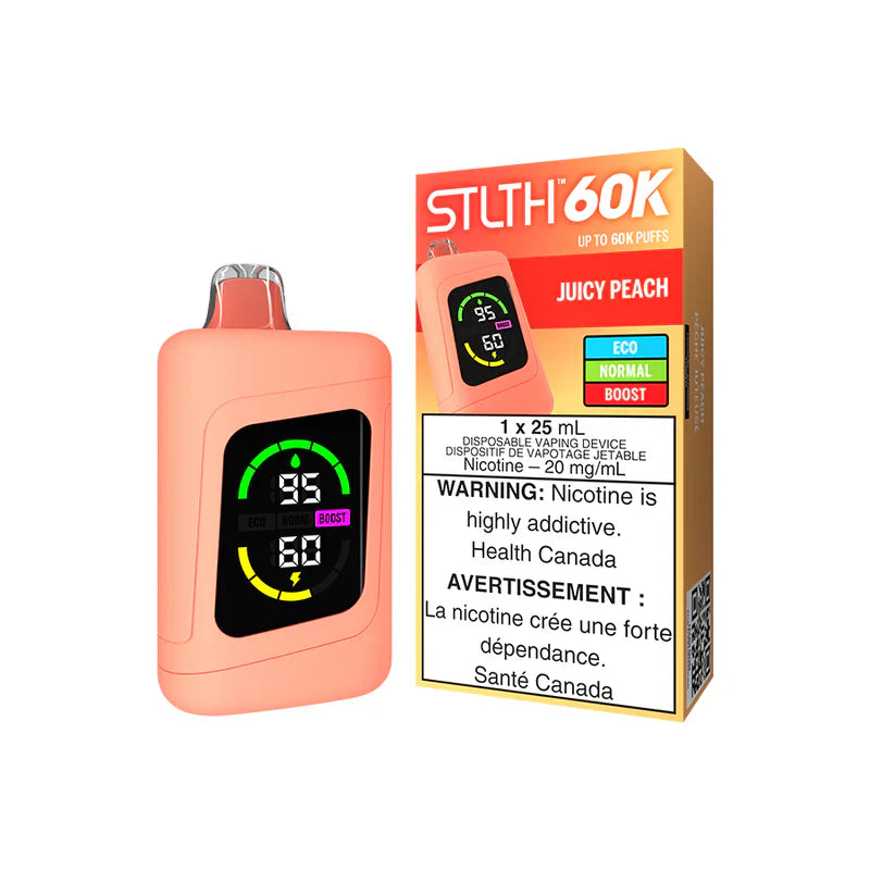 STLTH 60K DISPOSABLE - JUICY PEACH (AB)