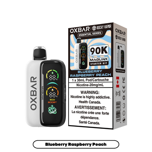 Rocky Vapor Oxbar Maglink - Essential Series - Blueberry Raspberry Peach