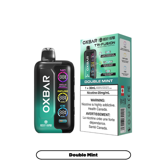 Rocky Vapor Oxbar Tri Fusion - Double Mint (AB)