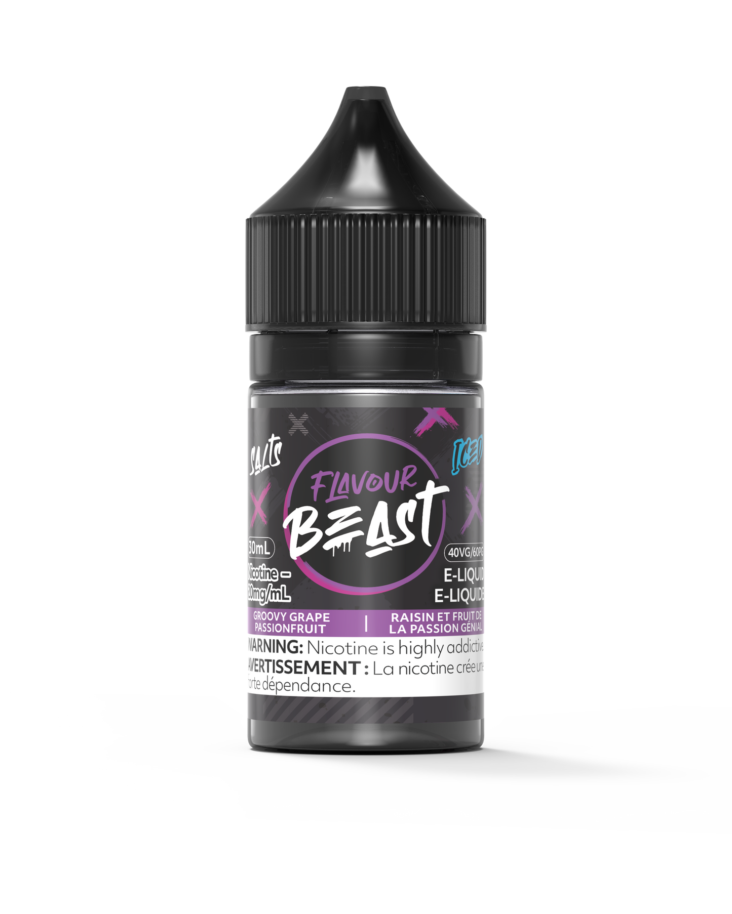 Flavour Beast Salt -Groovy Grape Passionfruit Iced (AB)