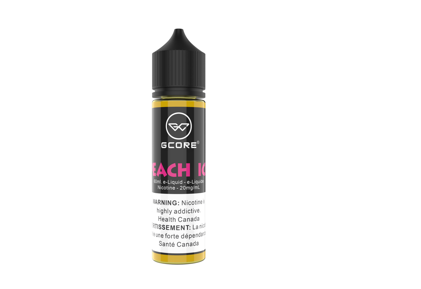 GCORE Salts 60mL - PEACH ICE Salt Nicotine E liquid (AB)