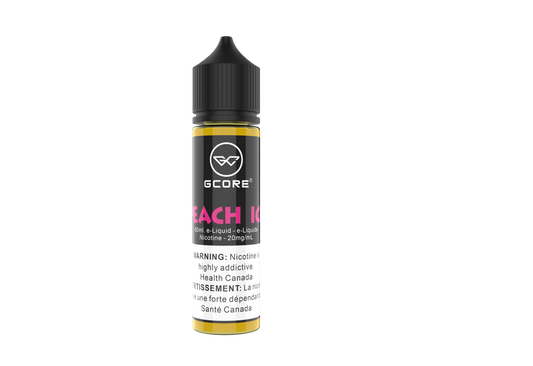 GCORE Salts 60mL - PEACH ICE Salt Nicotine E liquid (AB)