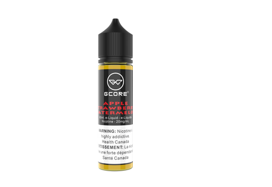 GCORE Salts 60mL - APPLE STRAWBERRY WATERMELON Salt Nicotine E liquid (AB)