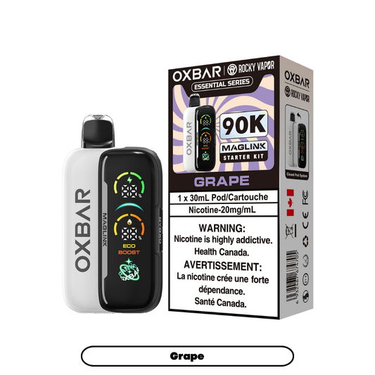 Rocky Vapor Oxbar Maglink - Essential Series - Grape