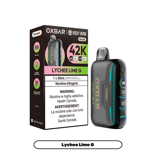 Rocky Vapor Oxbar G42K - Lychee Lime G Ice