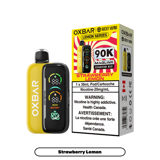 Rocky Vapor Oxbar Maglink - Lemon Series - Strawberry Lemon