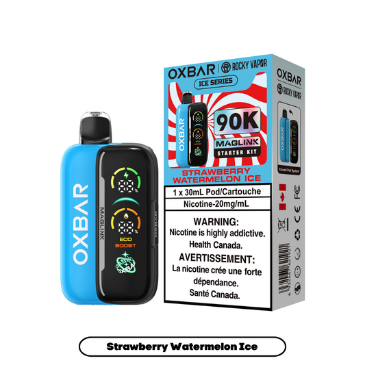 Rocky Vapor Oxbar Maglink - Ice Series - Strawberry Watermelon Ice